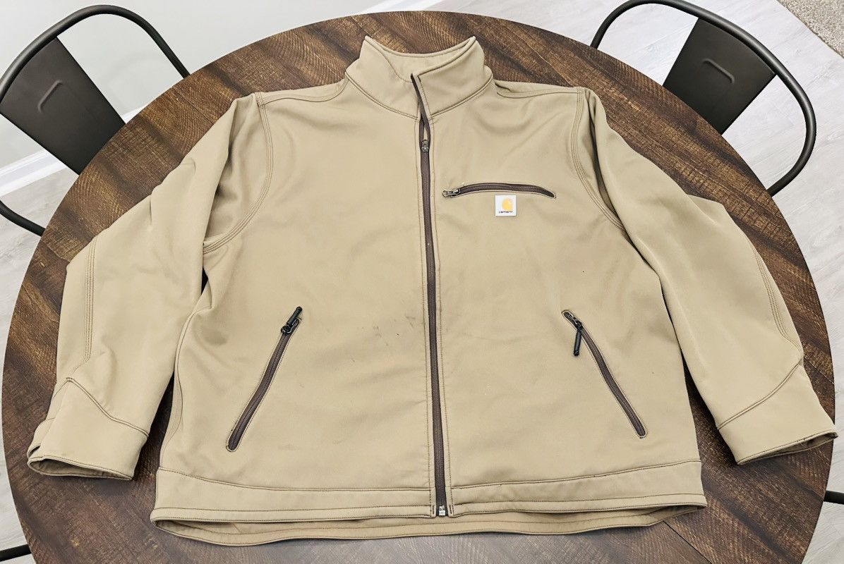 Carhartt Carhartt Men's Soft Shell Fleece Lined Nylon Jacket-2XL Size US XXL / EU 58 / 5 - 1 Thumbnail