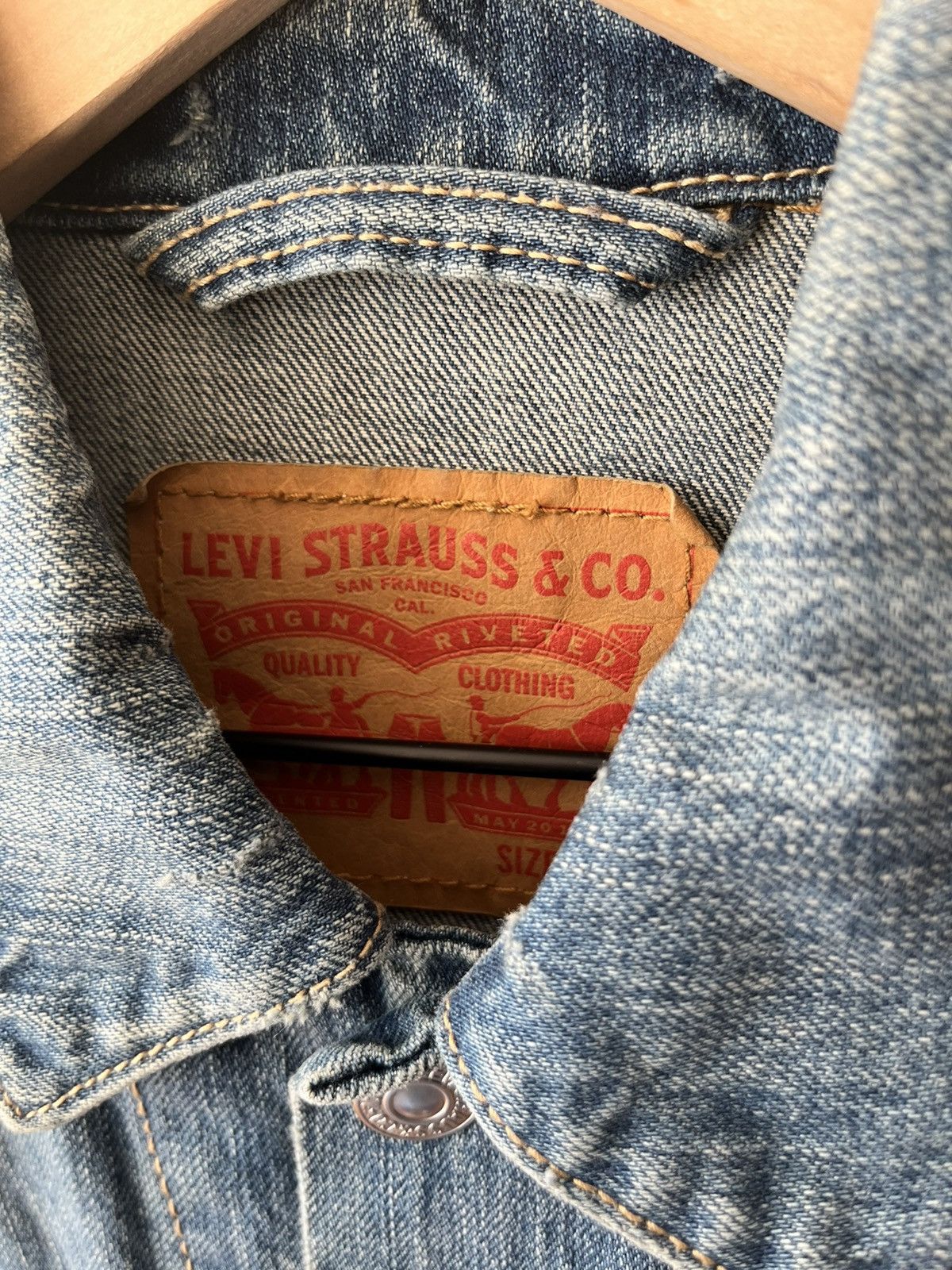Levi's Grunge Denim Levi Jacket Medium Size US M / EU 48-50 / 2 - 7 Thumbnail