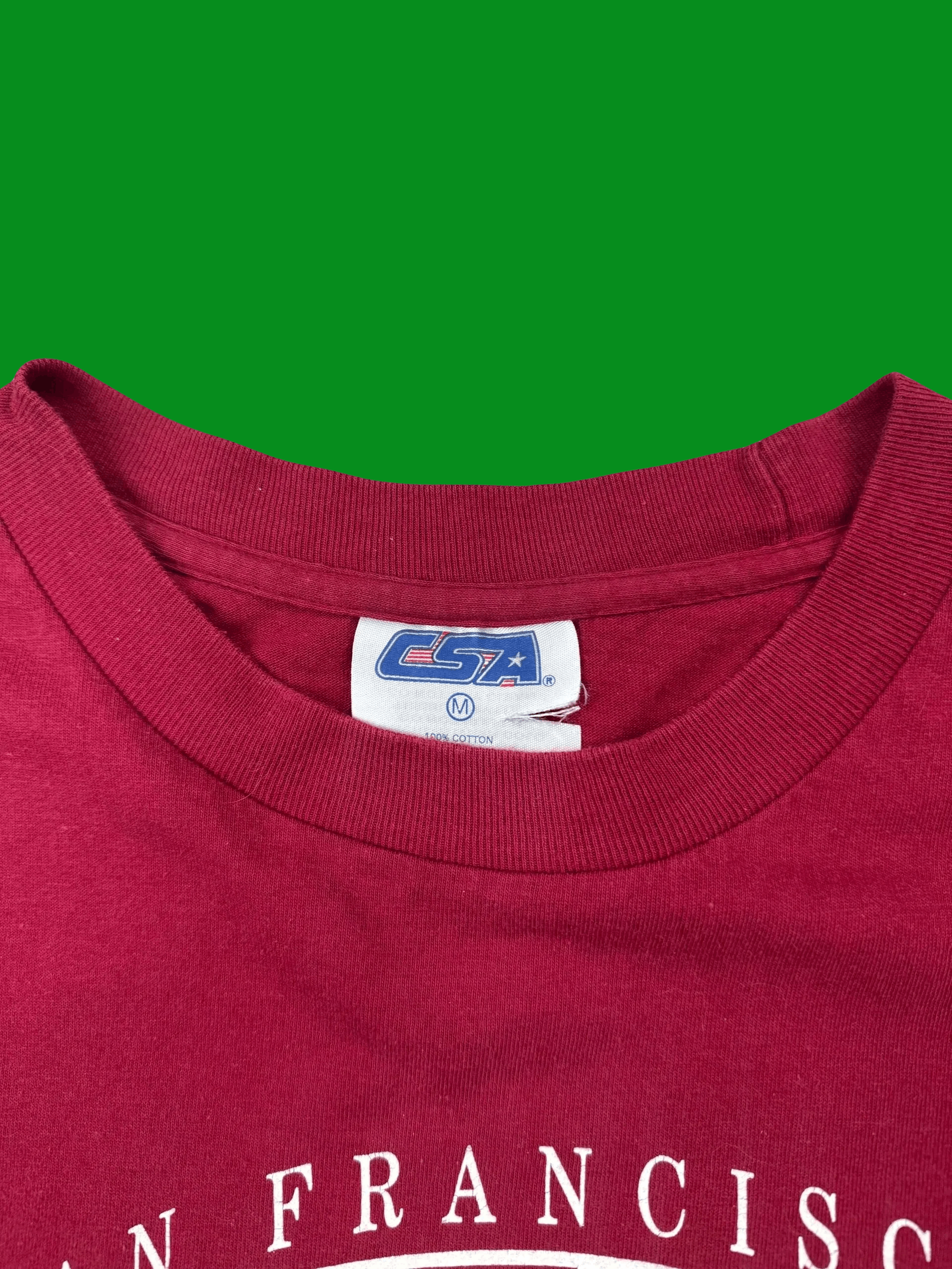 CSA VTG 90s San Francisco 49ers NFC Helmet CUSA Tee Size US M / EU 48-50 / 2 - 3 Thumbnail