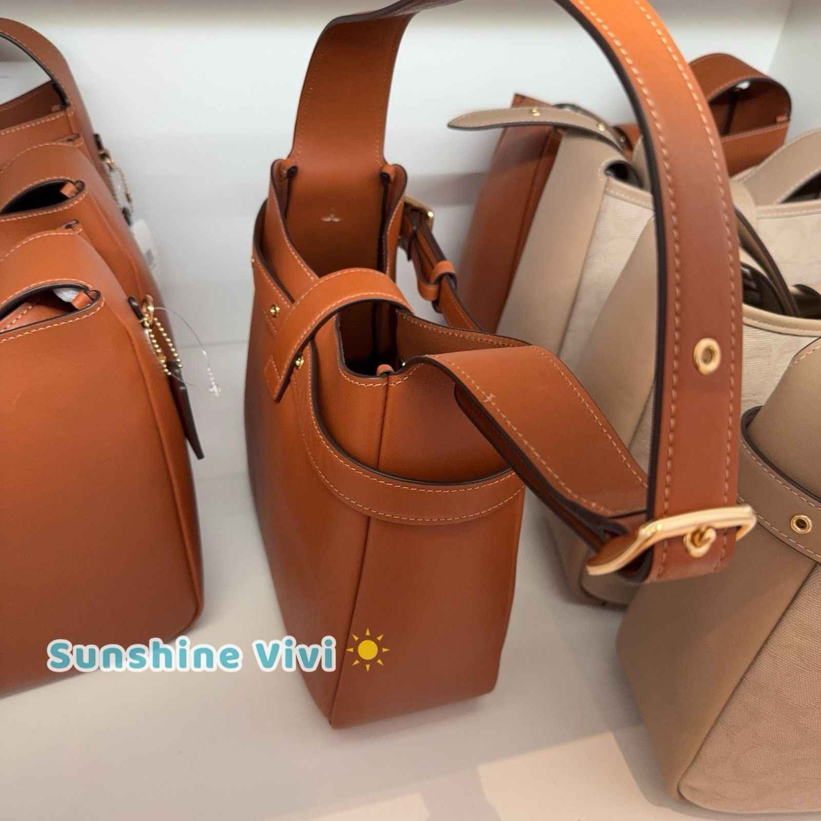Coach NWT Coach Hadley Convertible Crossbody CBH01 Gold/Tan Size ONE SIZE - 5 Thumbnail