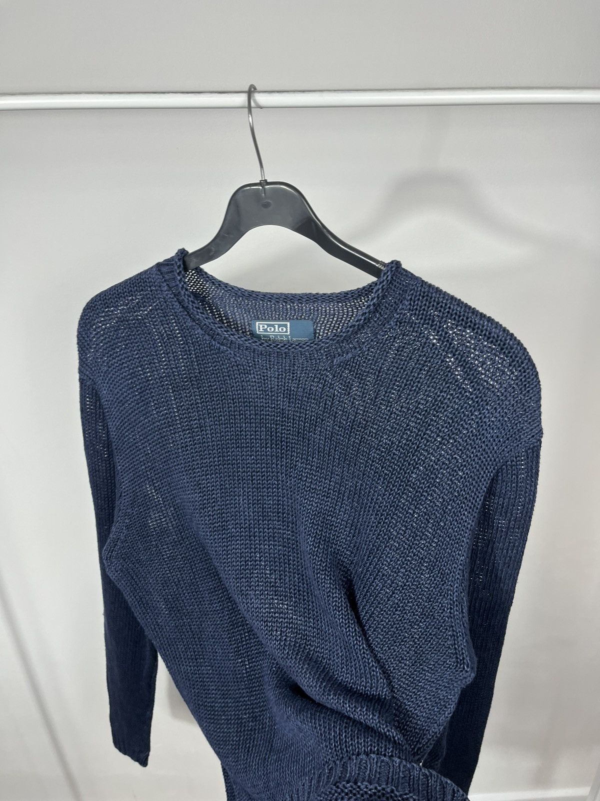 Polo Ralph Lauren Vintage Polo Ralph Lauren Mesh Knit Sweater Chainmail Mens Size US L / EU 52-54 / 3 - 8 Thumbnail