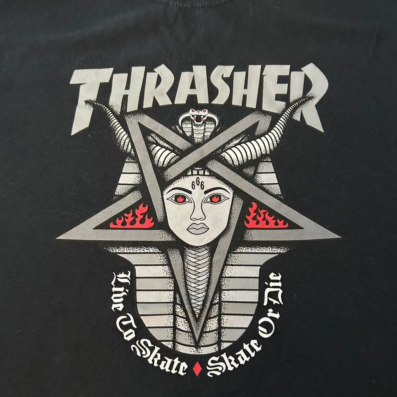 Thrasher Thrasher graphic tee no flaws Size US M / EU 48-50 / 2 - 2 Thumbnail