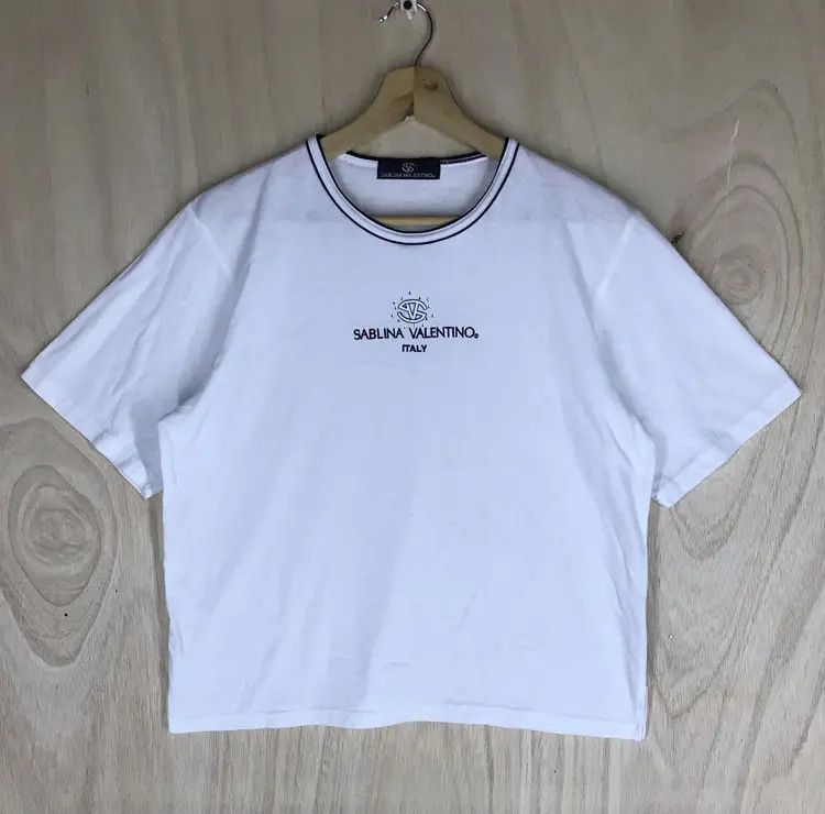 Vintage Vintage Sablina Valentino Crop Tops Size L / US 10 / IT 46 - 1 Thumbnail