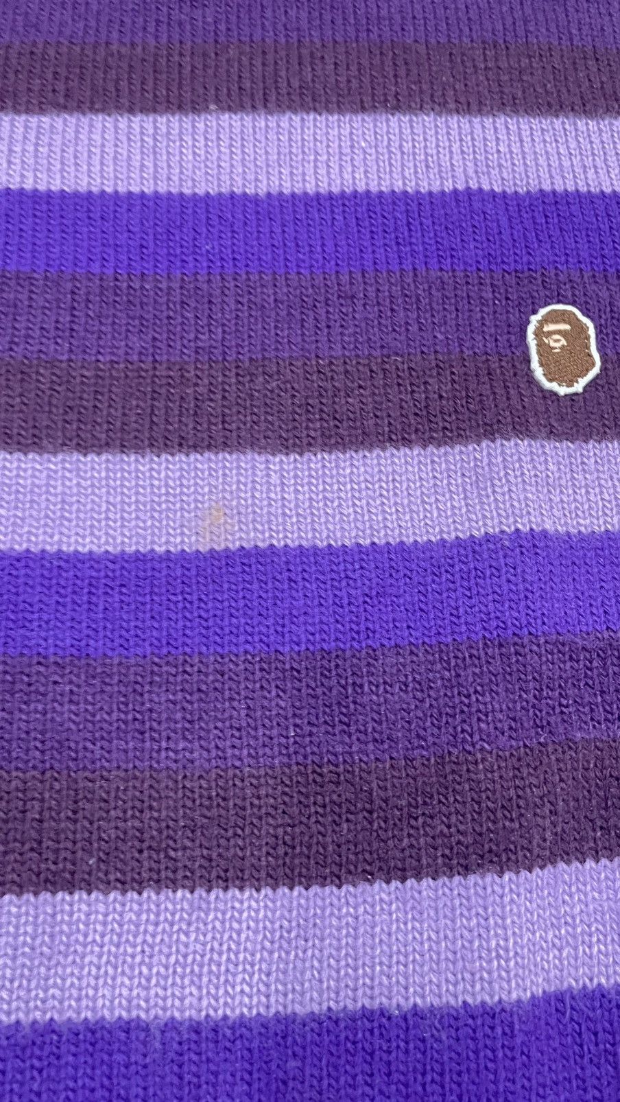 Bape BAPE Striped Knitwear Sweatshirt vtg style Size US M / EU 48-50 / 2 - 5 Thumbnail