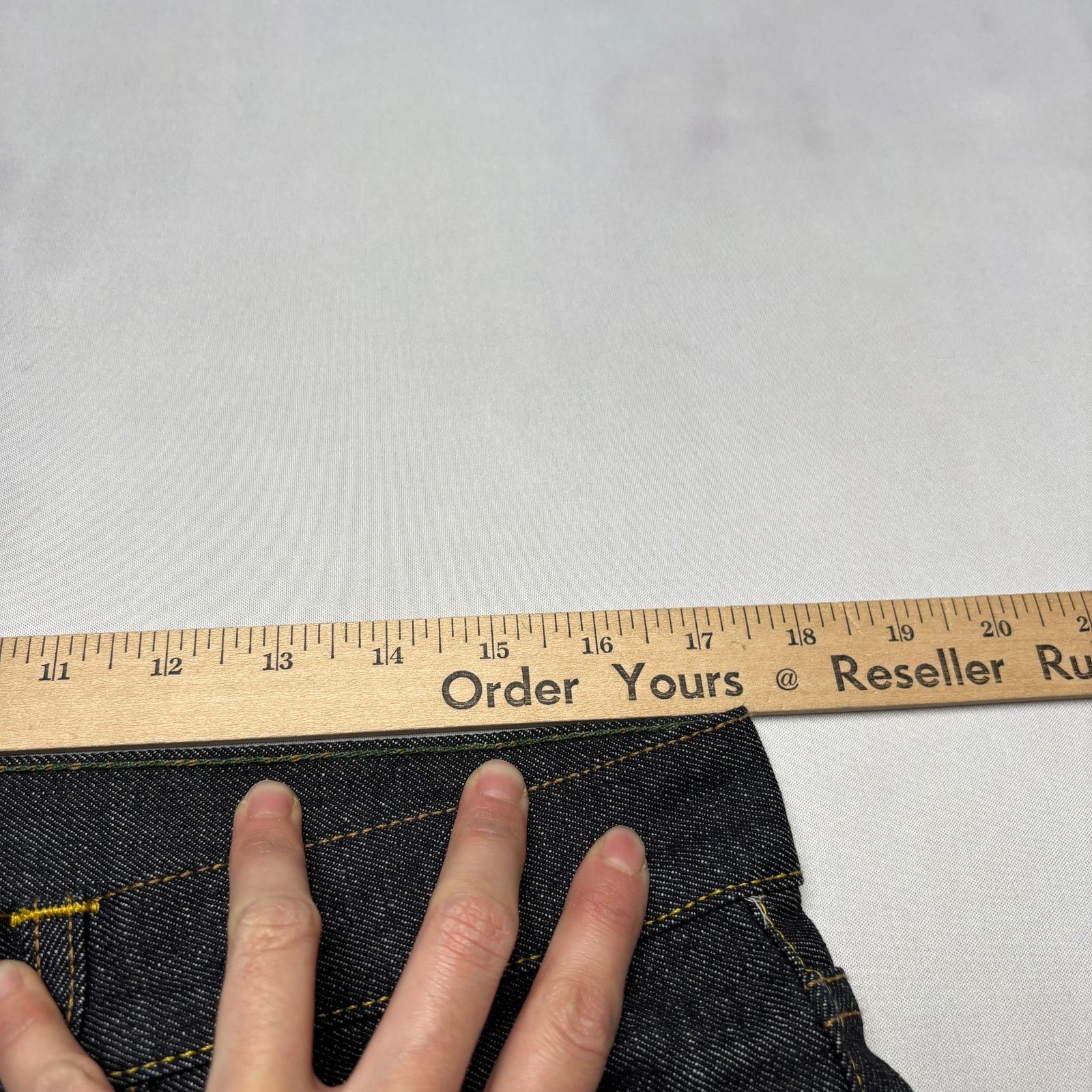 Sid Mashburn $295 Sid Mashburn Japanese Selvedge Rigid Denim 34x32 Jeans Size US 34 / EU 50 - 8 Thumbnail