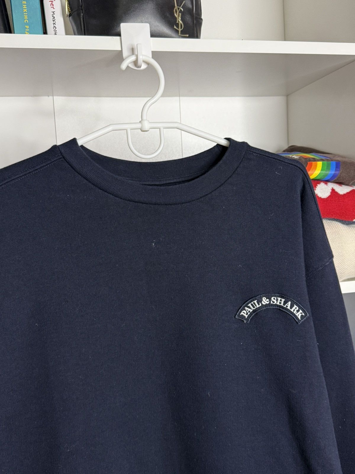 Paul & Shark Paul&Shark Navy blue big logo cotton sweatshirt size L Size US L / EU 52-54 / 3 - 3 Thumbnail