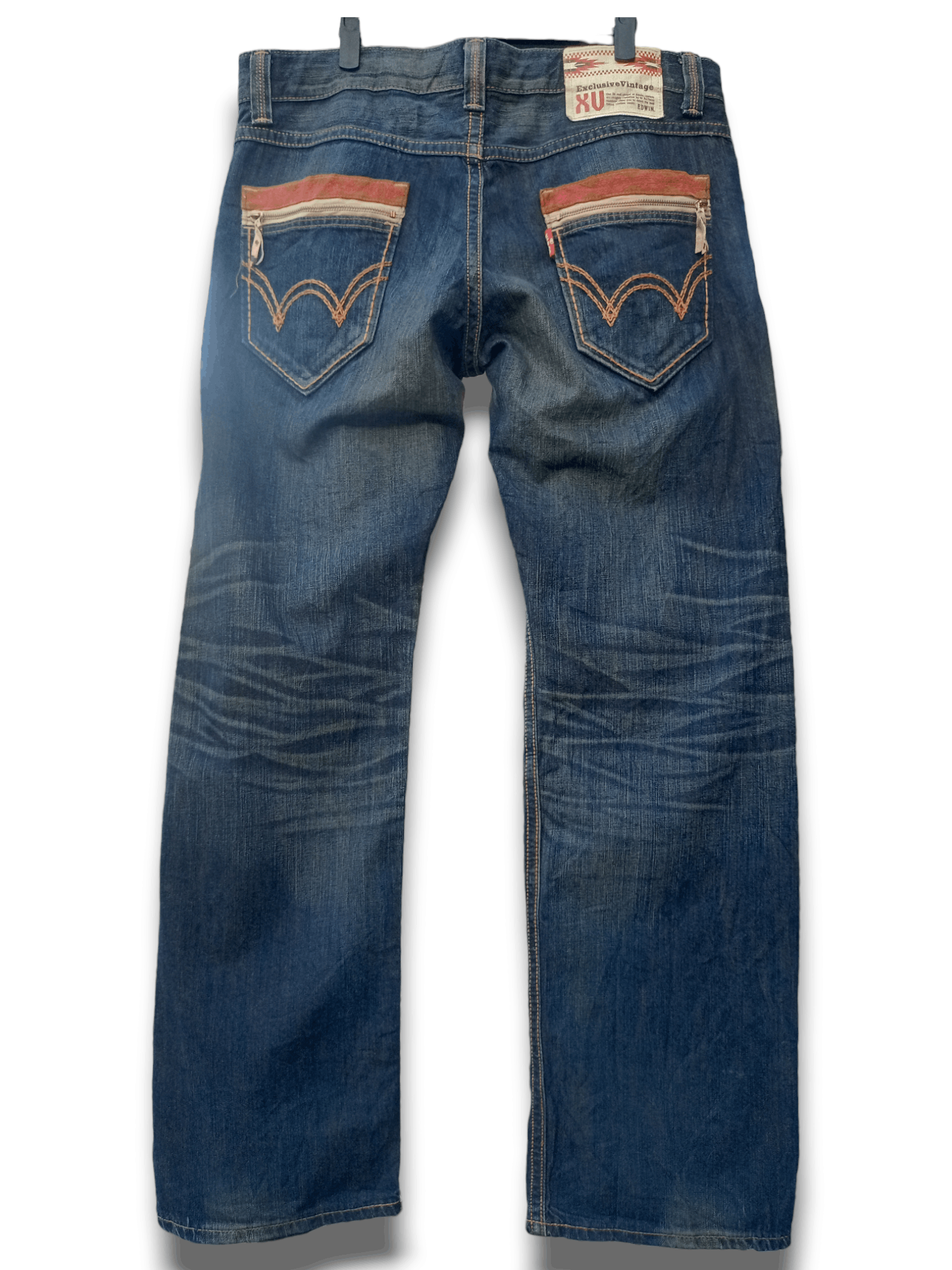 Edwin × Japanese Brand Exclusive Vintage Japan Edwin XV Distressed Baggy Jeans Size US 38 / EU 54 - 2 Thumbnail