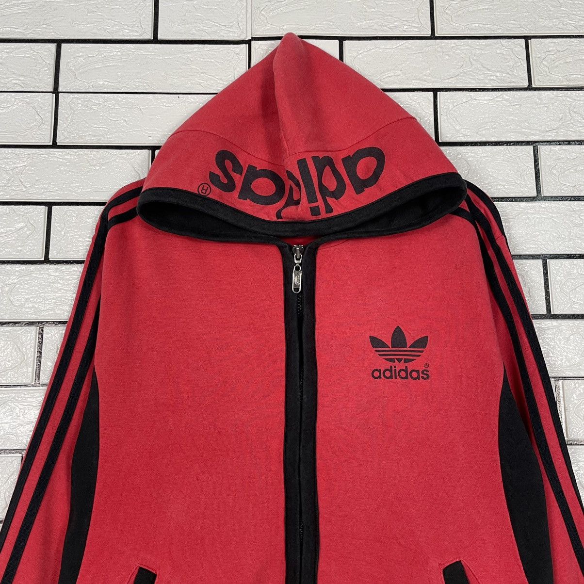 Adidas Vintage Big Logo Adidas Zipper Hoodie Size US M / EU 48-50 / 2 - 2 Thumbnail