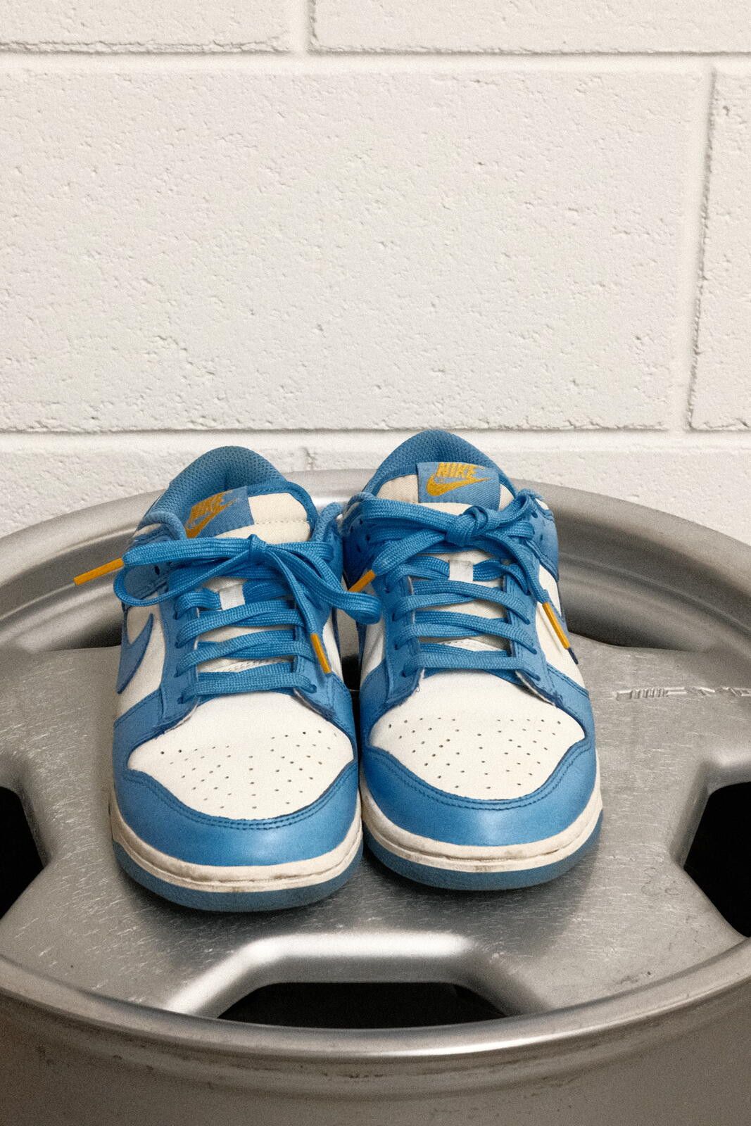 Nike Nike Dunk Low Retro White Blue Sneakers US 8 Size US 7.5 / IT 37.5 - 1 Thumbnail