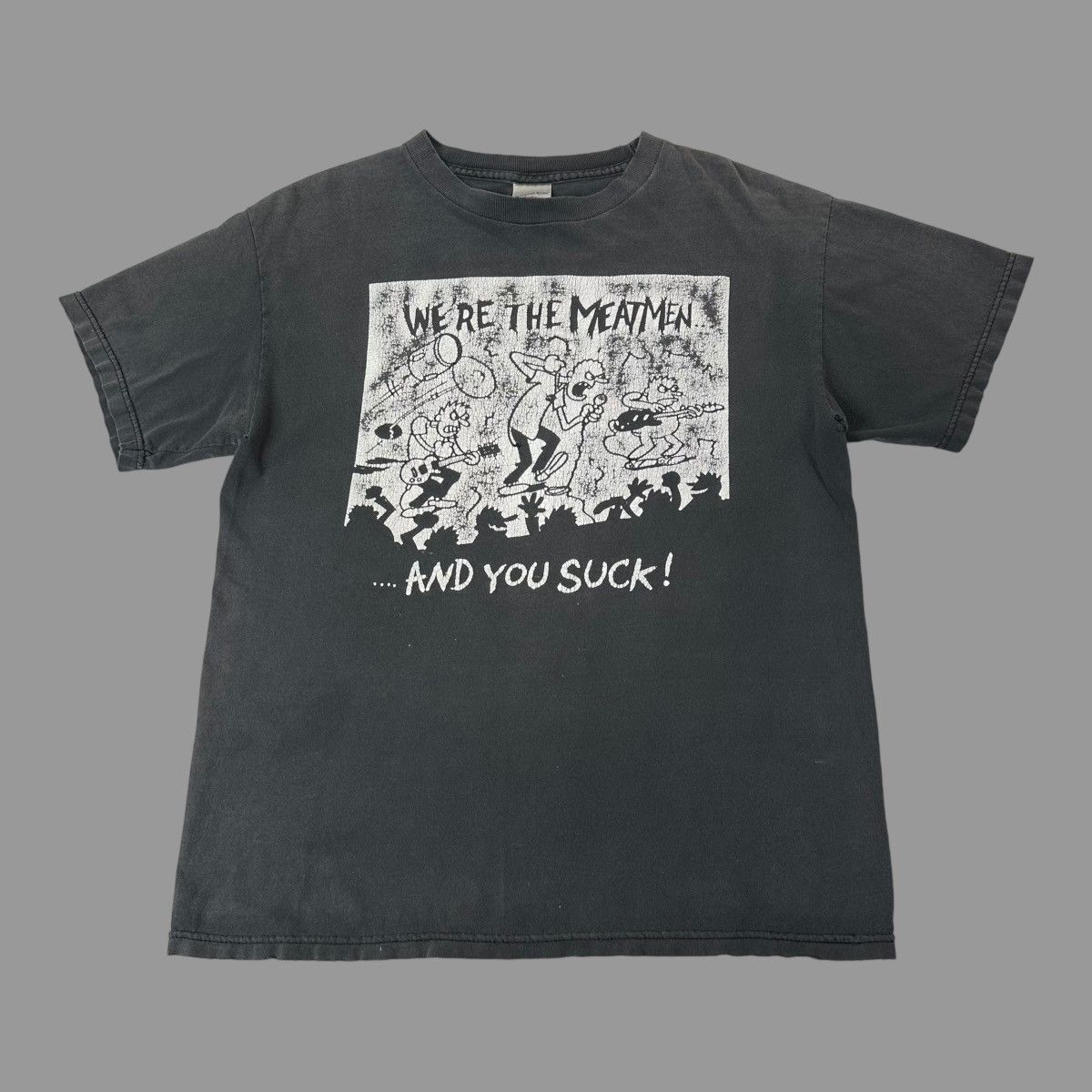 Vintage Vintage the meat men punk tshirt Size US M / EU 48-50 / 2 - 1 Thumbnail