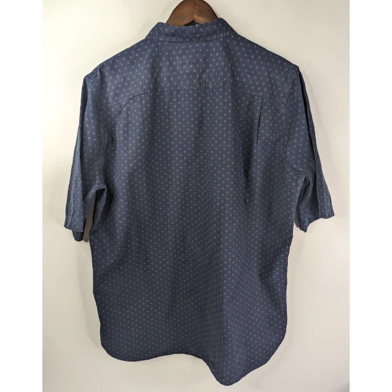 Ralph Lauren Ralph Lauren Denim & Supply Shirt Men's Large Navy Dots 100% Cotton Button-Up Size US L / EU 52-54 / 3 - 2 Thumbnail
