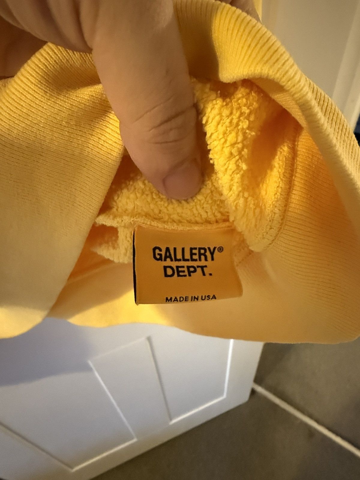 Gallery Dept. Gallery Dept. Yellow Sweatshirt Size US XXL / EU 58 / 5 - 5 Thumbnail