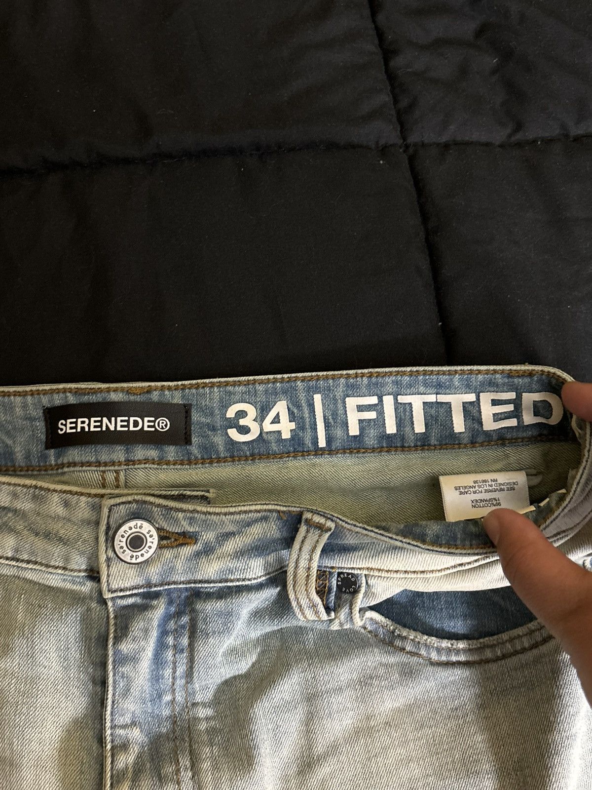 SERENEDE SERENEDE SKINNY JEANS LIGHTWASH Size US 34 / EU 50 - 5 Thumbnail