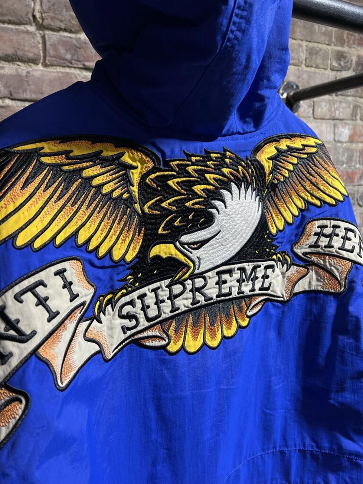 Supreme Supreme Anti-Hero Blue Jacket Sz. XL Size ONE SIZE - 3 Thumbnail