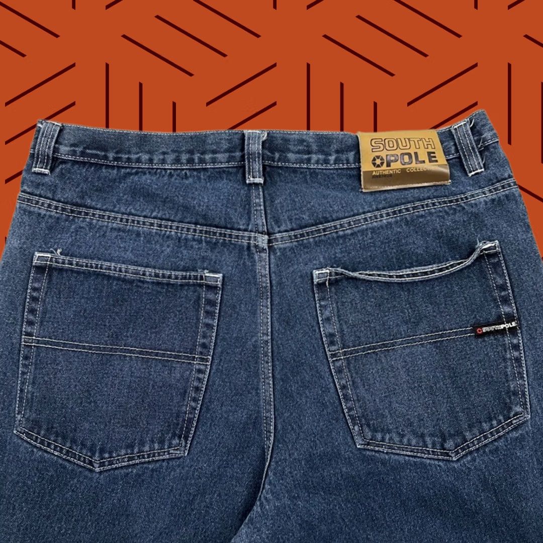 Southpole VINTAGE Southpole Jeans Mens 38x30 Wide Baggy Denim Hip Hop Grunge Streetwear Y2K Shirt Size US 38 / EU 54 - 1 Thumbnail