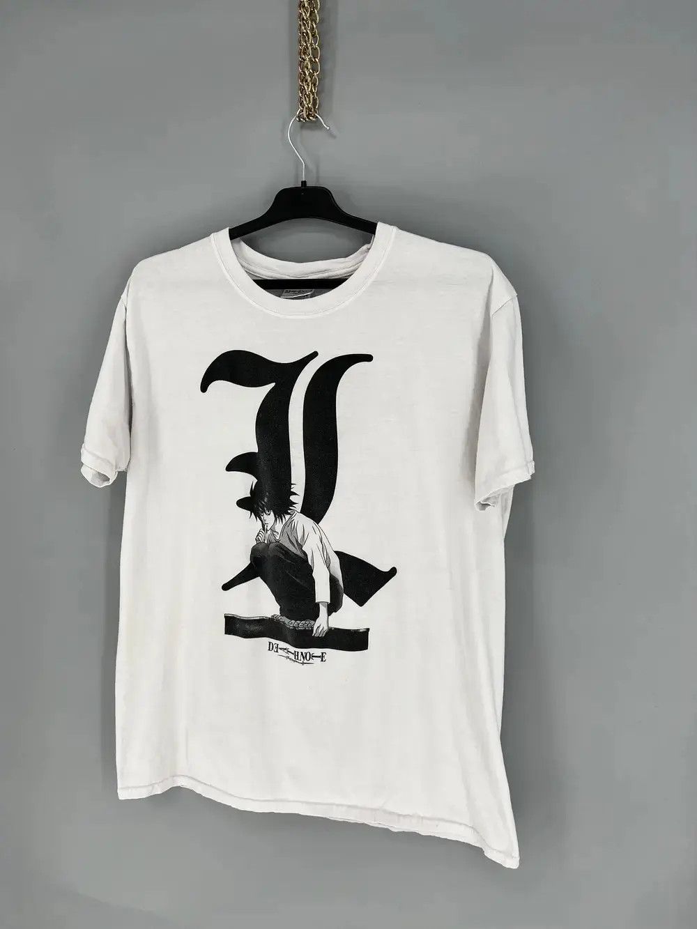 Japanese Brand Vintage DEATH NOTE DISTRESSED Promo T-shirt Character Size US XL / EU 56 / 4 - 3 Thumbnail