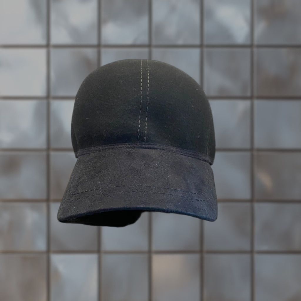 Vintage Clench Baseball Cap Mens S Black Wool Solid City Classic Hip Hop Retro Size US 29 - 1 Thumbnail