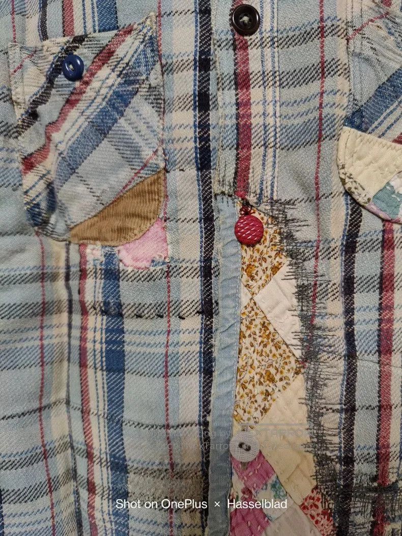Kapital kapital boro patchwork button up shirt. Size US S / EU 44-46 / 1 - 2 Thumbnail