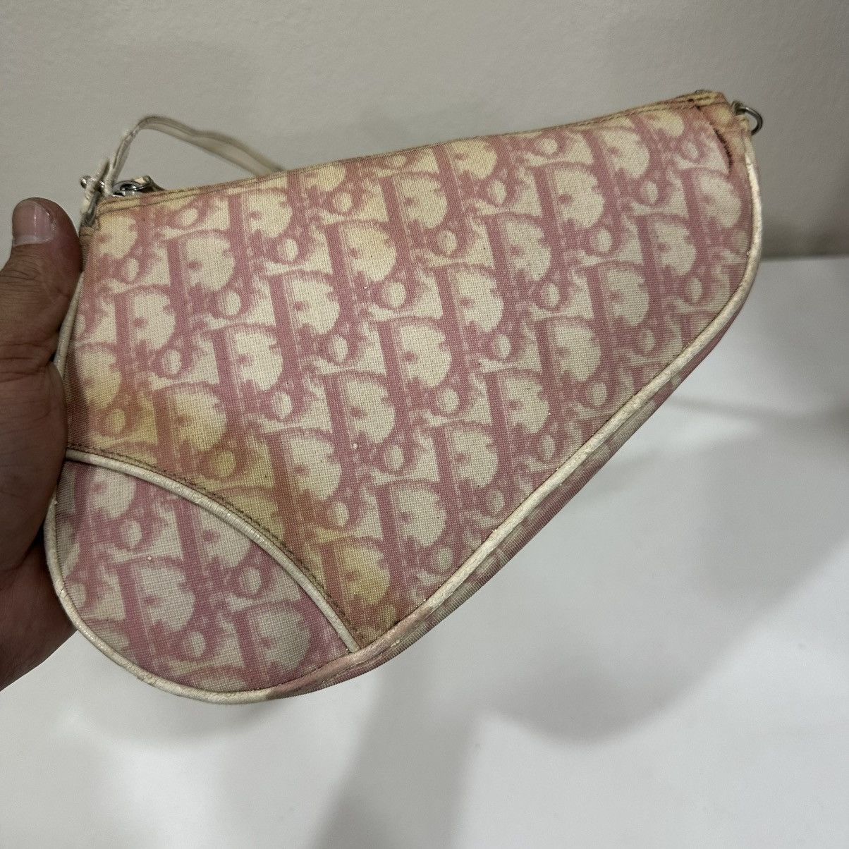 Dior ‼️LASTDROP‼️ VINTAGE CHRISTIAN DIOR TROTTER MINI SADDLE BAG Size ONE SIZE - 5 Thumbnail