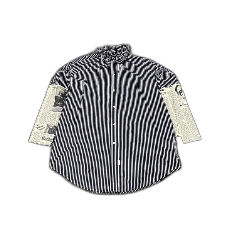 Balenciaga Newspaper Shirt | Grailed