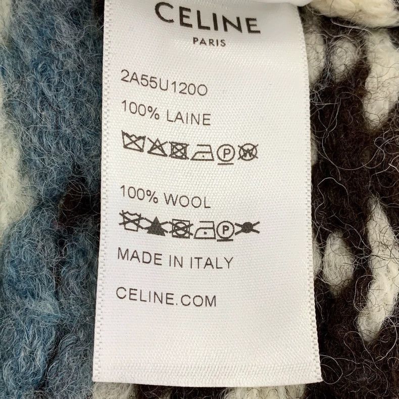 Celine Celine Colorful Wool Knitted Long Sleeve Sweater Size US S / EU 44-46 / 1 - 7 Thumbnail
