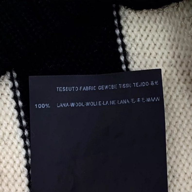 Saint Laurent Paris Saint Laurent Paris Colour matching striped wool round nec Size L / US 10 / IT 46 - 7 Thumbnail