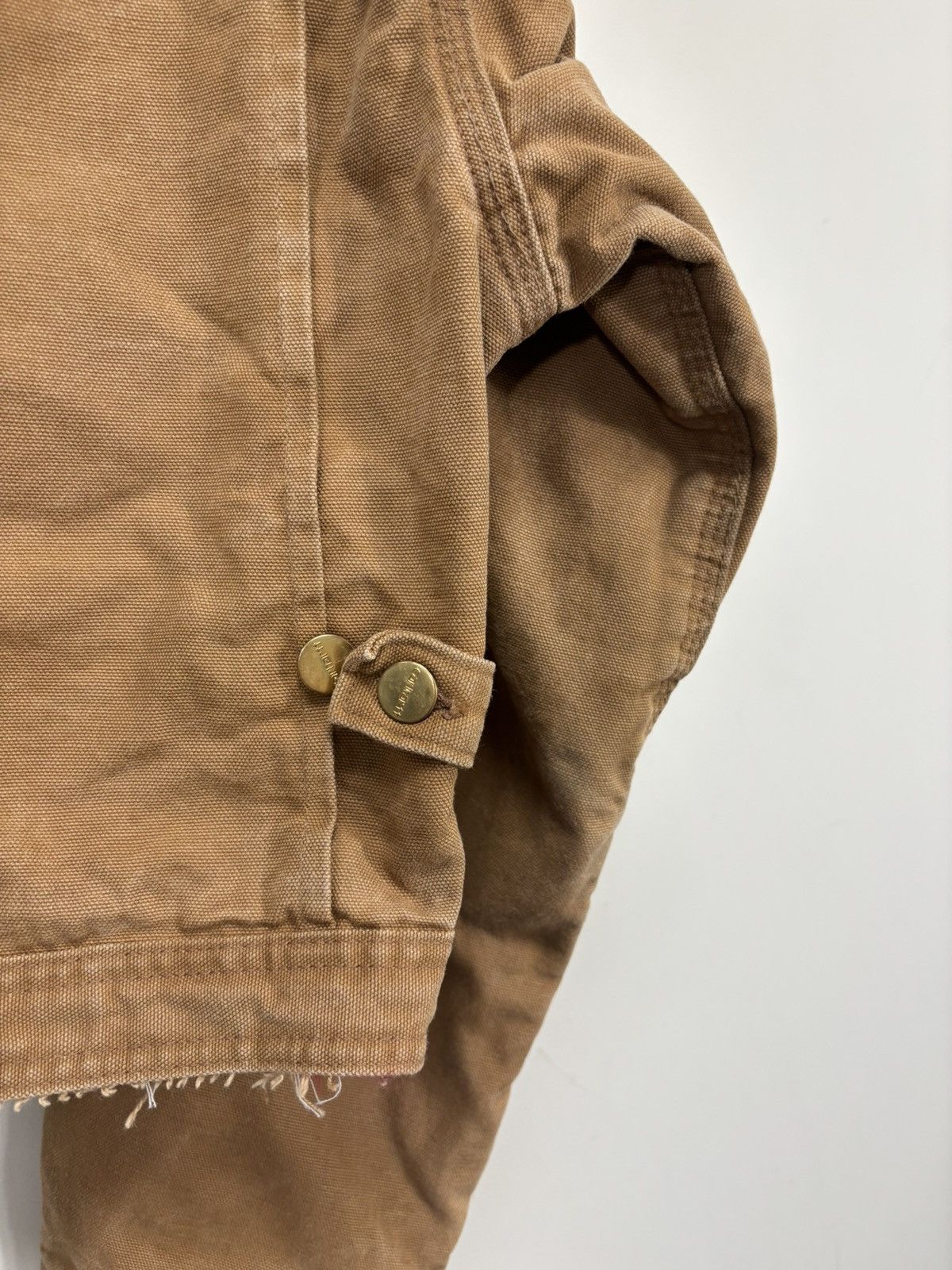 Carhartt Vintage Carhartt Workwear Orange/Brown Boxy Cropped Jacket Size US M / EU 48-50 / 2 - 18 Thumbnail