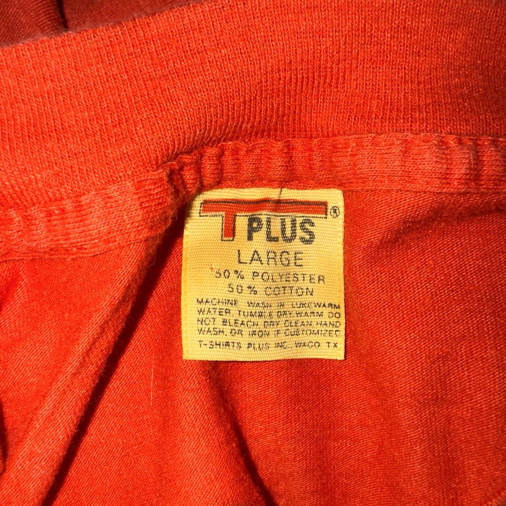 Vintage VINTAGE T Plus Red USA Theme Single Stitch Graphic Tee Men’s Large Size US L / EU 52-54 / 3 - 4 Thumbnail