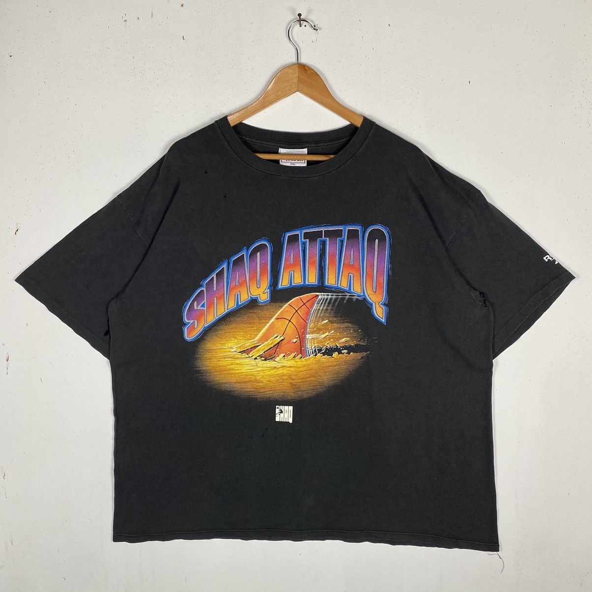 Reebok VINTAGE REEBOK SHAQ ATTAQ SHAQ O'NEAL NBA PLAYER TEE Size US XXL / EU 58 / 5 - 2 Thumbnail
