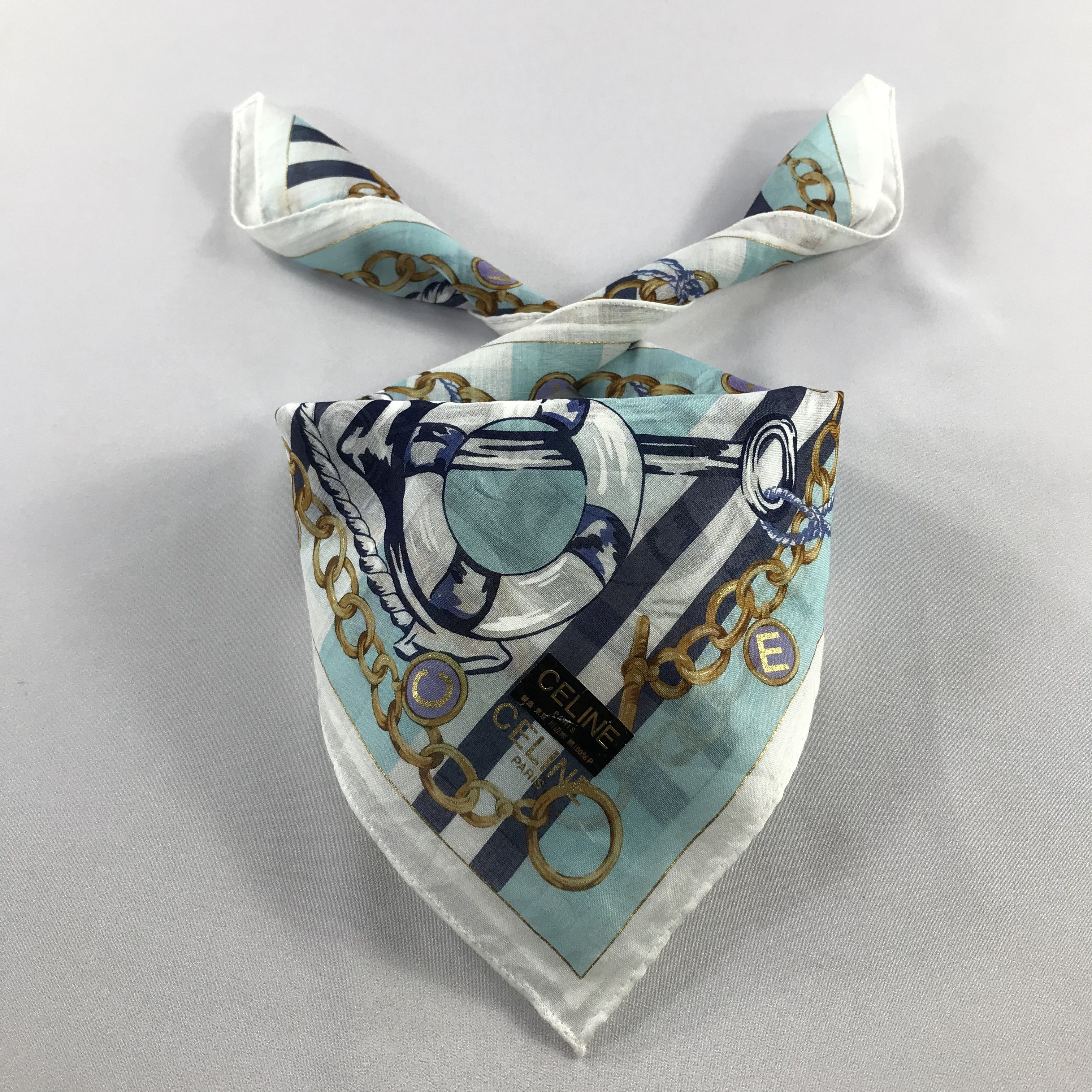 Celine Celine Handkerchief / Bandana / Neckerchief C822 Size ONE SIZE - 1 Thumbnail