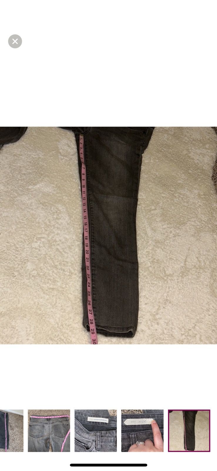 Anthropologie Anthropologie pilcro & the letterpress stet jeans size 4 Size 27" / US 4 / IT 40 - 7 Thumbnail