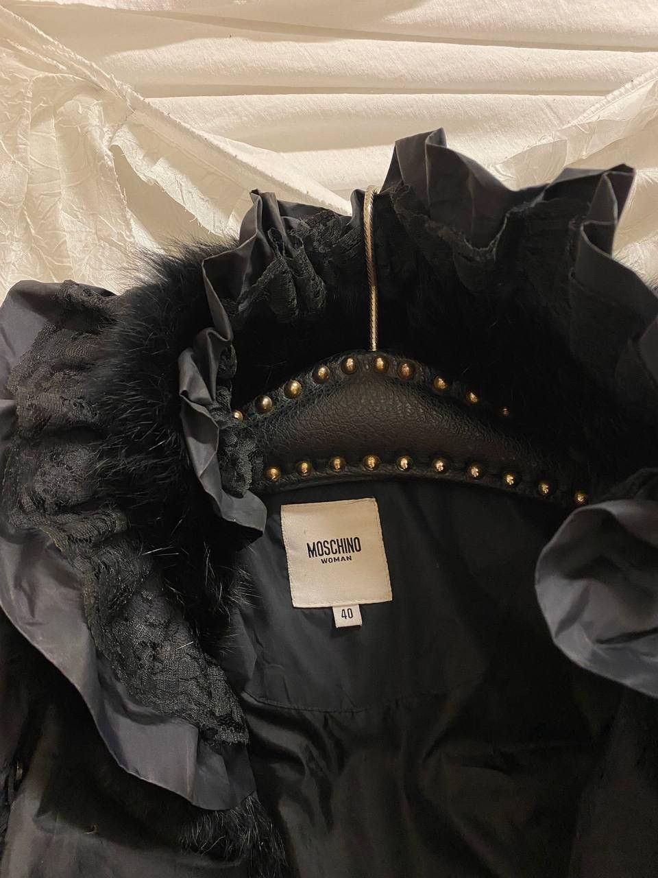 Moschino Moschino black vintage coat Size S / US 4 / IT 40 - 6 Thumbnail