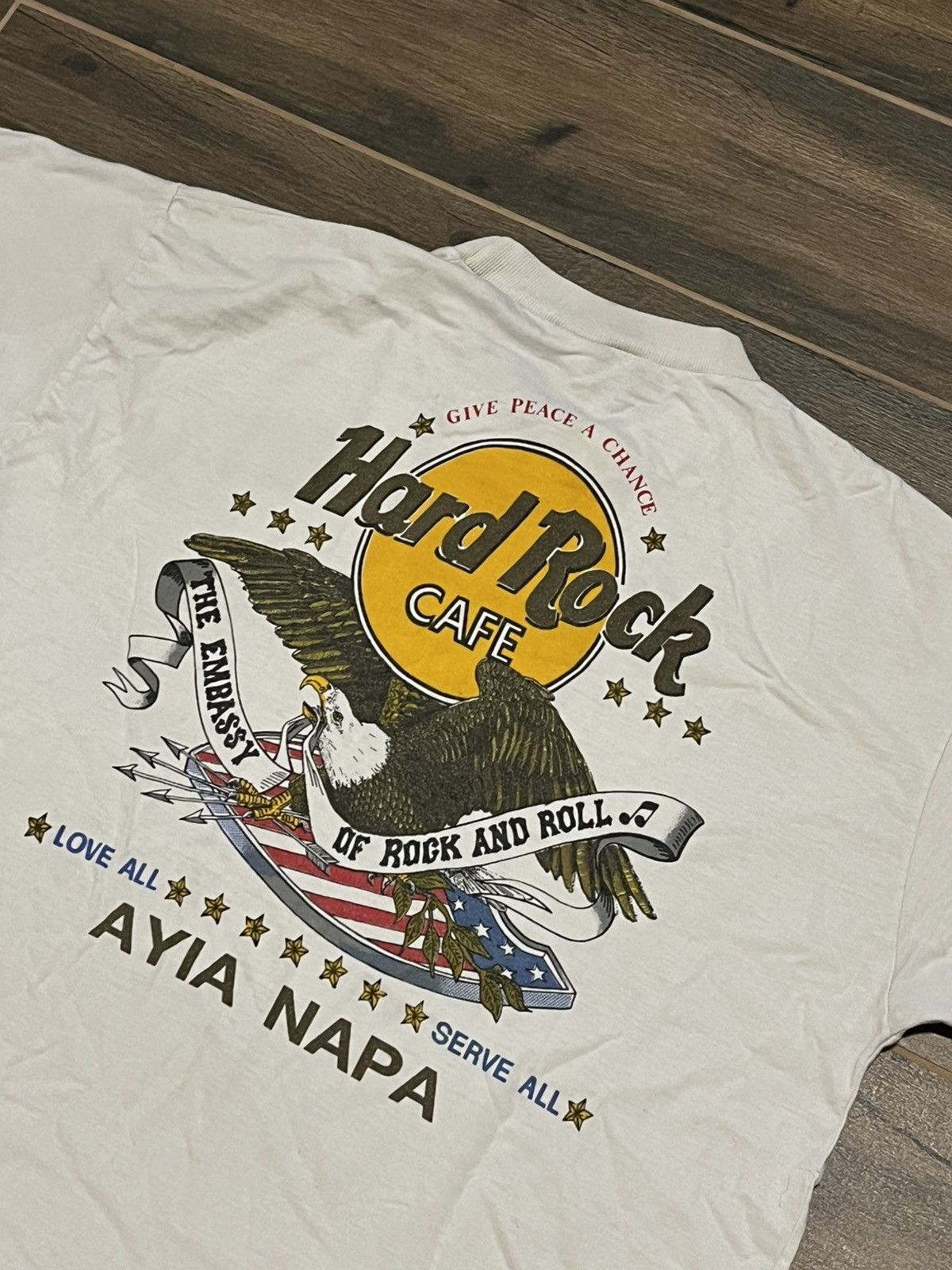 Hard Rock Cafe × Vintage Vintage Hard Rock Cafe California Tee Shirt Size US XL / EU 56 / 4 - 4 Thumbnail