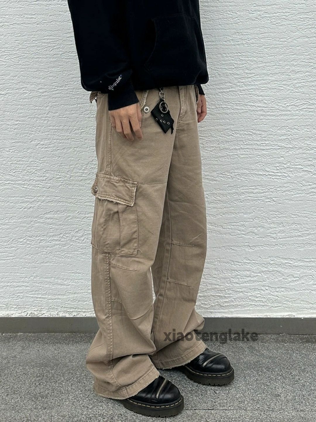 Designer × Japanese Brand × Vintage washed faded cleanfit yuppie bootcut punk cargo pants Size US 30 / EU 46 - 3 Thumbnail
