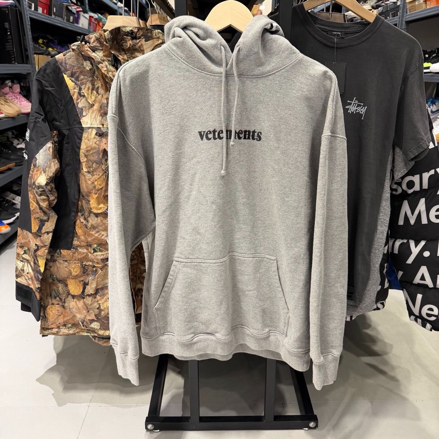 Vetements Vetements Gray Hoodie m Men Size US M / EU 48-50 / 2 - 1 Thumbnail