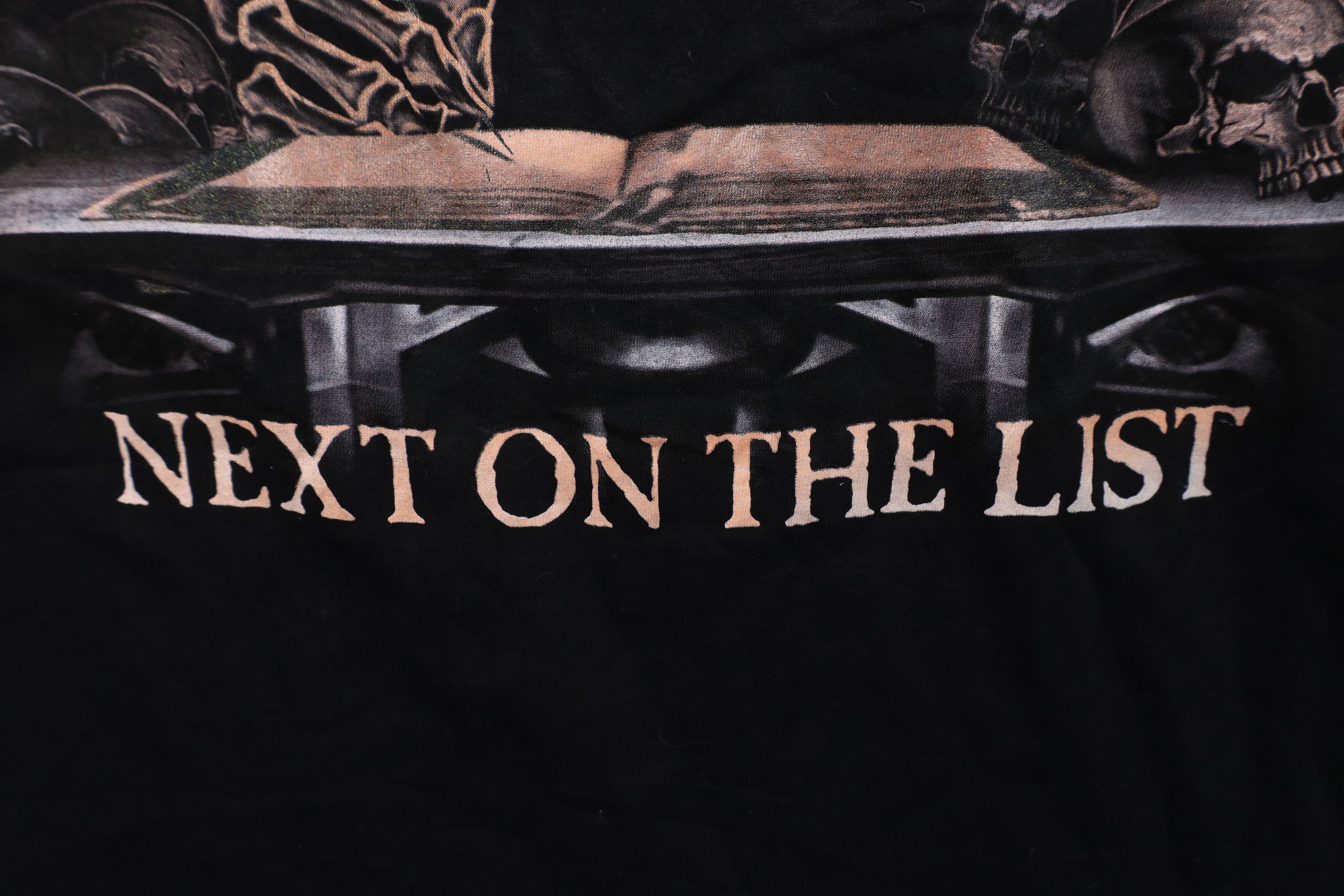 Vintage Vintage Y2K Streetwear the List Grim Reaper Skeleton T-Shirt Size US XXL / EU 58 / 5 - 11 Thumbnail