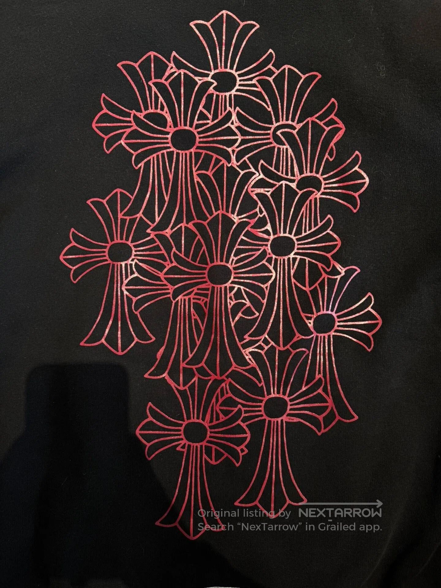 Chrome Hearts chrome hearts oversized red cross hoodie. Size US L / EU 52-54 / 3 - 4 Thumbnail