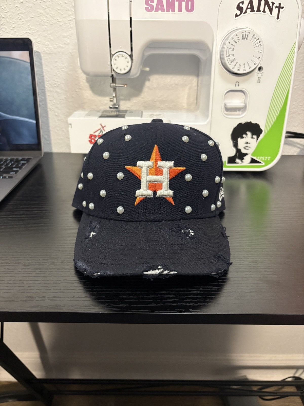 New Era New Era Houston Astros Santo Custom Fitted Hat Size ONE SIZE - 1 Thumbnail