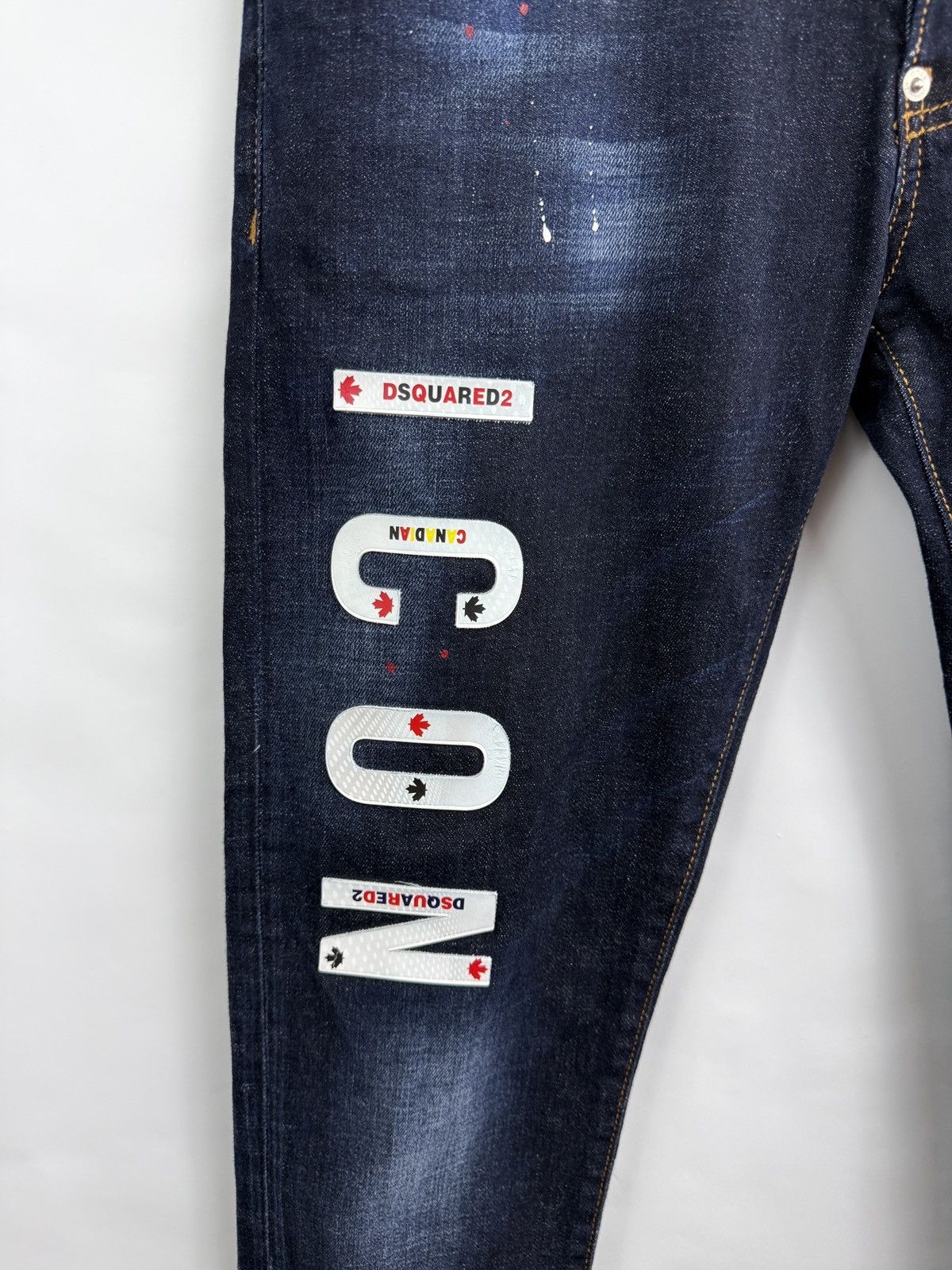 Dsquared2 🇮🇹 Dsquared2 ICON Canada Slim Jeans Made In Italy Avant Gard Size US 32 / EU 48 - 5 Thumbnail