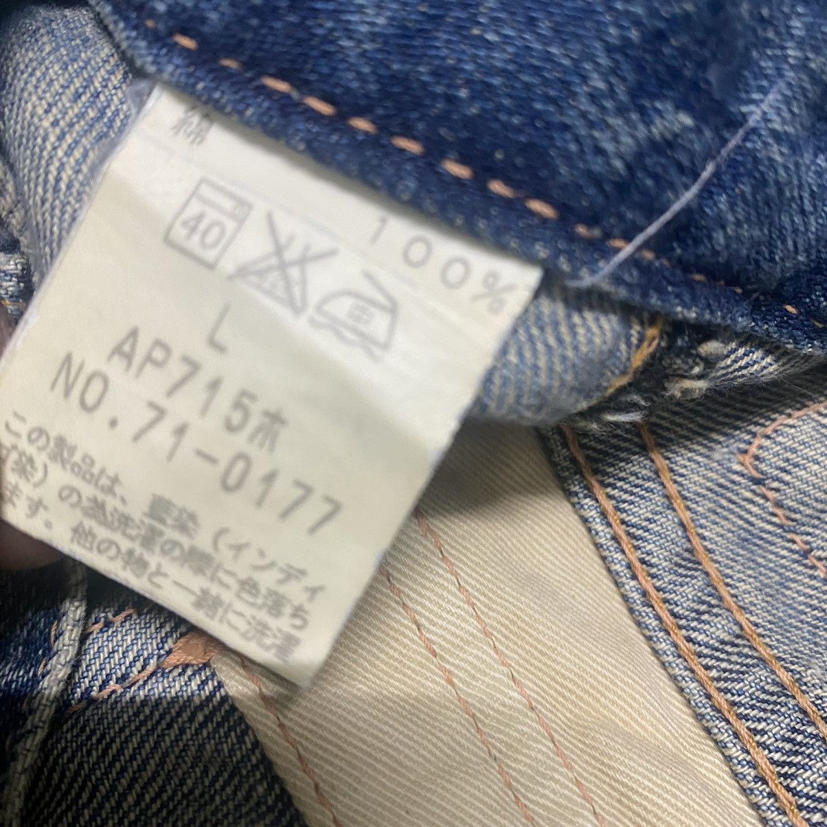 Johnbull Vintage JOHN BULL Denim Selvedge Fatigue Pants Size US 31 - 19 Thumbnail