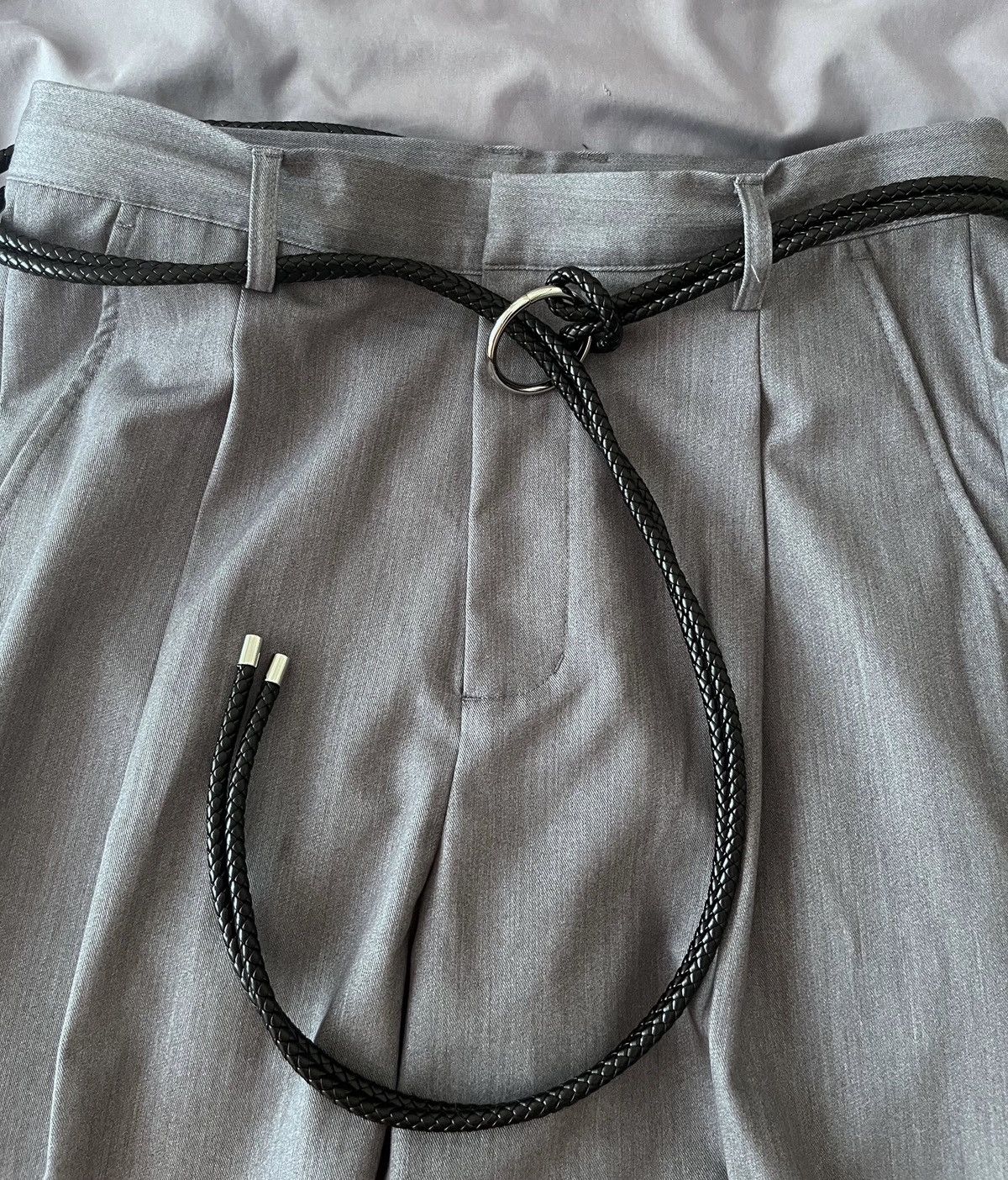 Japanese Brand × Vintage Cleanfit retro o-ring buckle woven rope belt aesthetic Size ONE SIZE - 3 Thumbnail