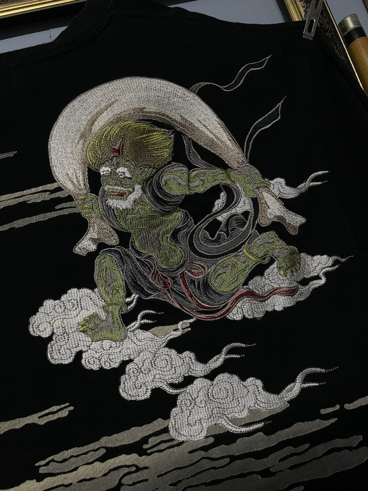 Designer × Japanese Brand × Vintage Vintage 90s Japanese Tradition God Of War Sukajan Longsleeve Size US XL / EU 56 / 4 - 12 Thumbnail