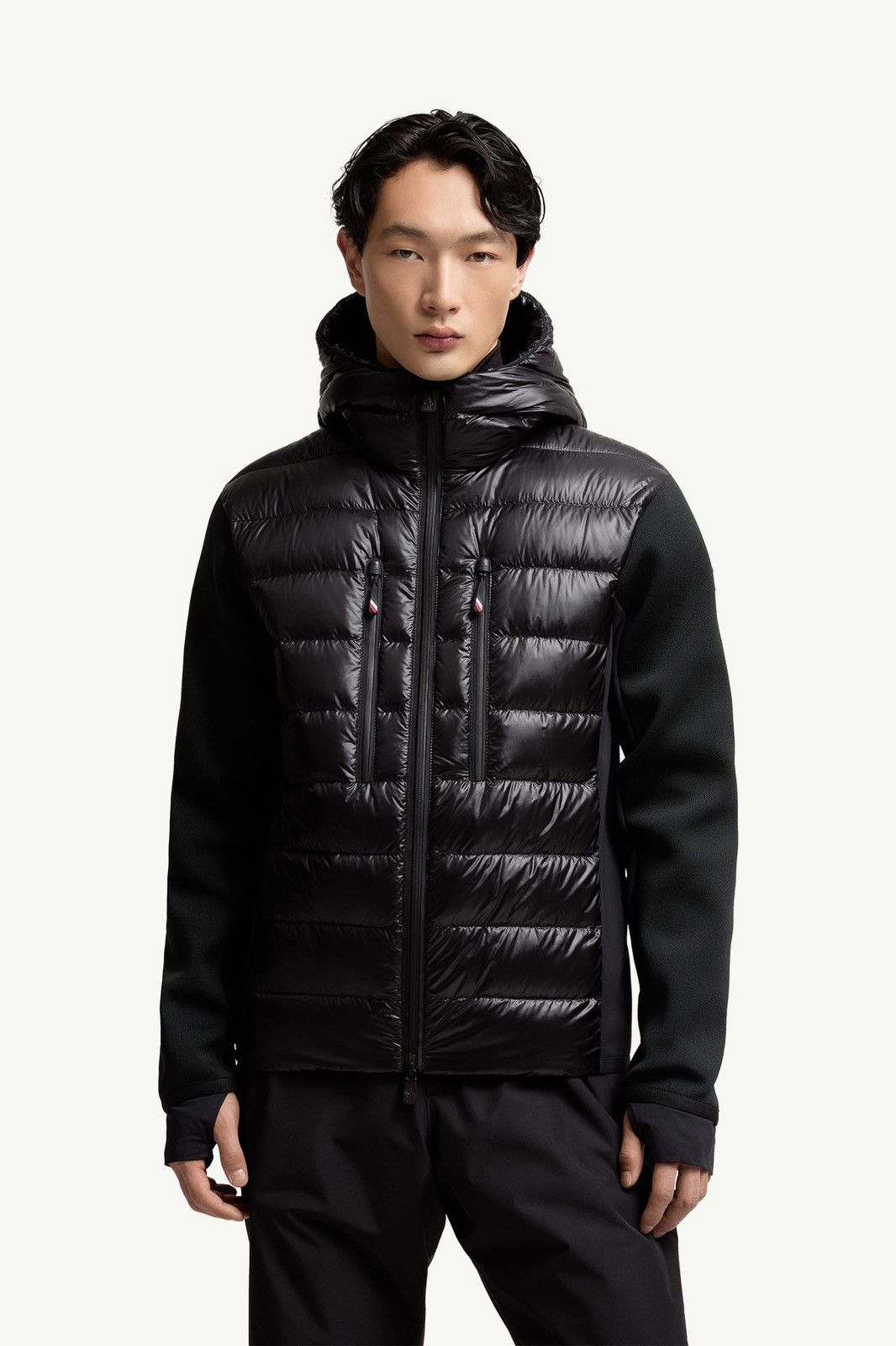 Moncler Grenoble Cardigan Tricot Knit Padded Jacket Down