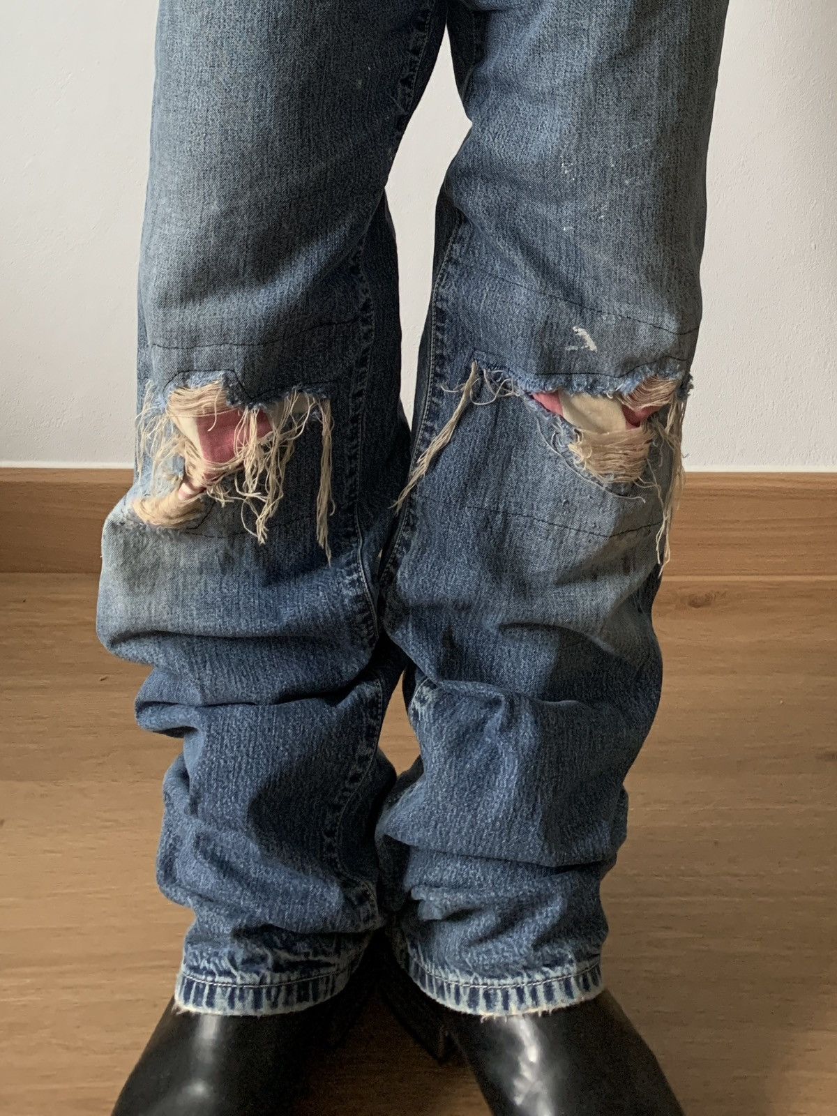 Polo Ralph Lauren Thrashed Vintage Polo Ralph Lauren Pants Distressed Grunge Size US 34 / EU 50 - 3 Thumbnail