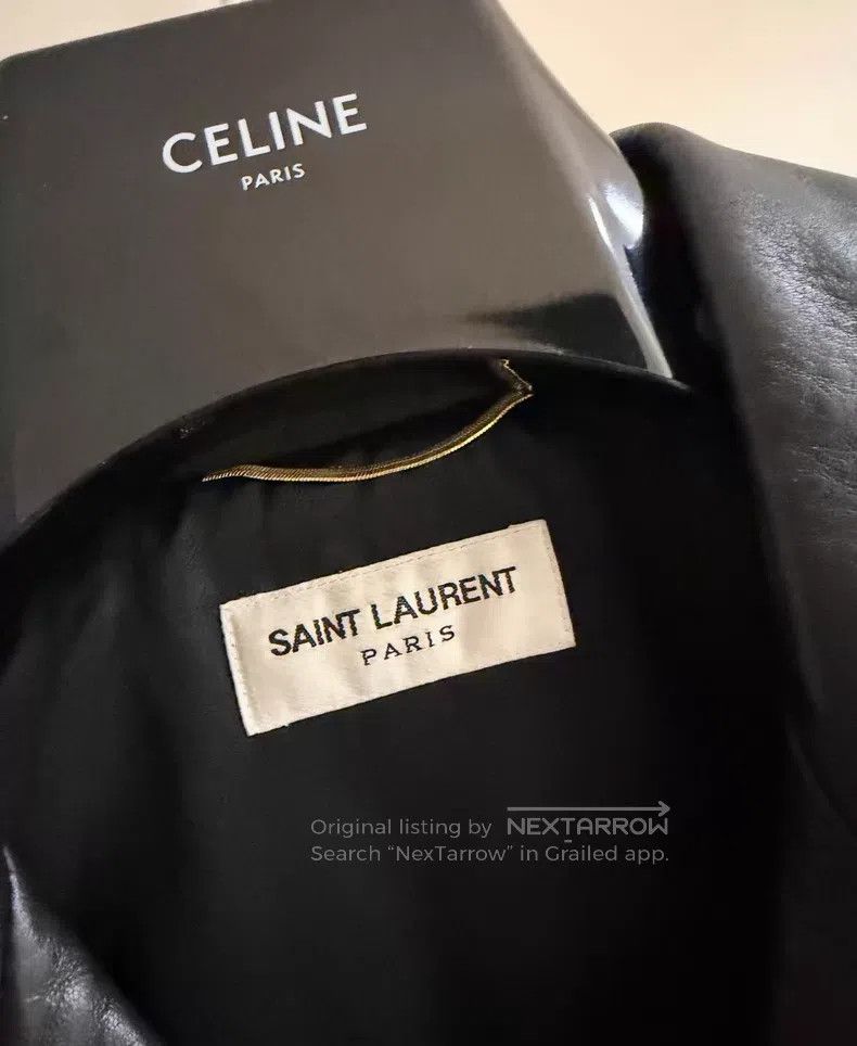 Saint Laurent Paris Saint Laurent Paris Motorcycle Zip Leather Jacket i Size XS / US 0-2 / IT 36-38 - 2 Thumbnail