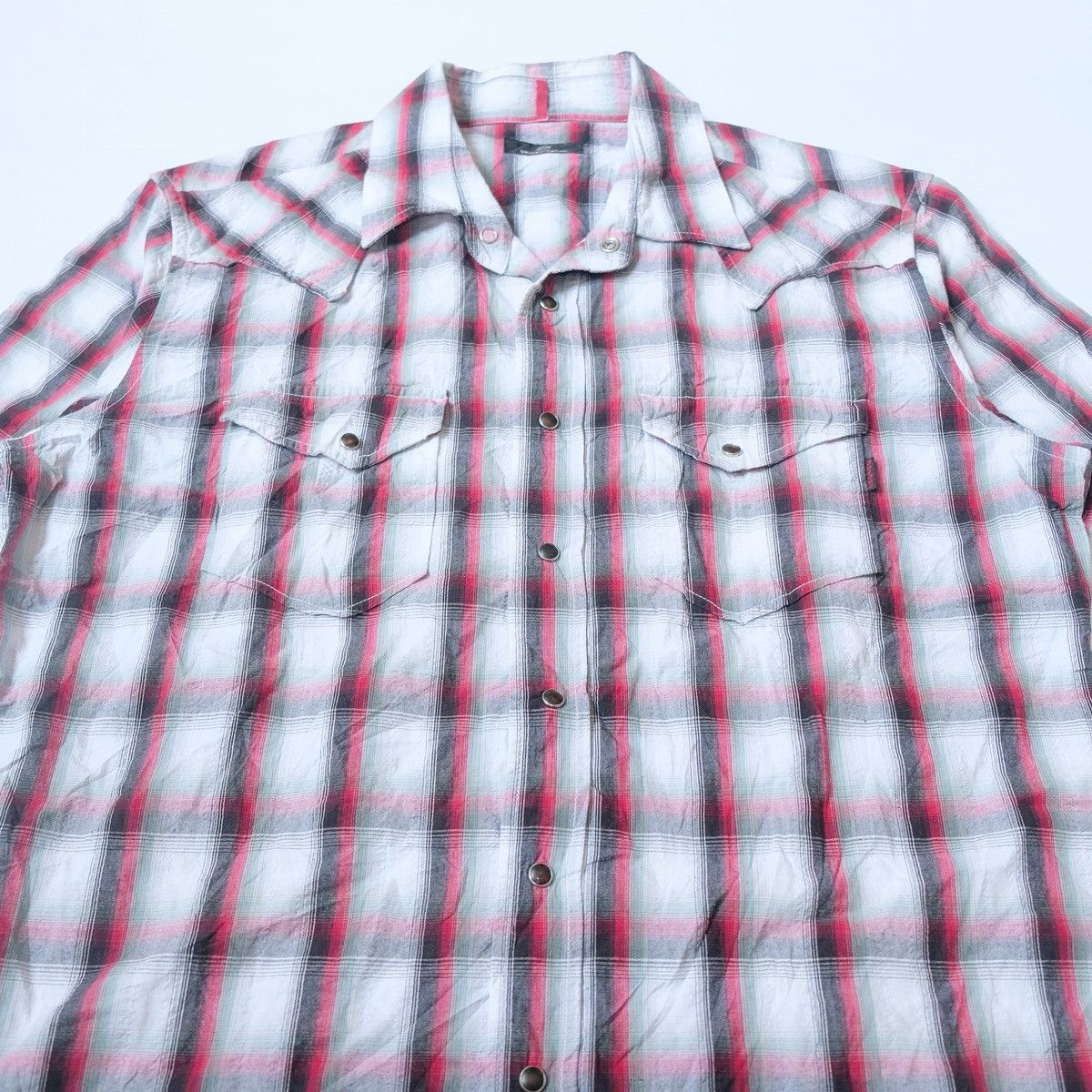 291295=Homme 291295=Homme plaid button-up shirt Size US M / EU 48-50 / 2 - 4 Thumbnail