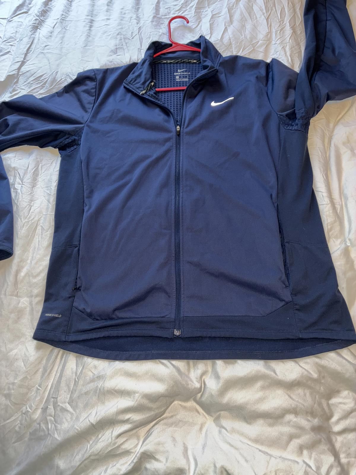 Nike Women’s Nike Running Jacket Navy Blue - Performance Thermal Size L / US 10 / IT 46 - 7 Thumbnail