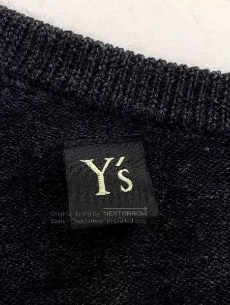 Yohji Yamamoto Y's Yohji Yamamoto Lightweight Wool Sweater. Size US M / EU 48-50 / 2 - 4 Thumbnail