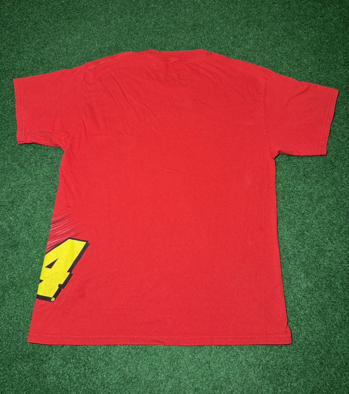 NASCAR × Vintage Y2K Jeff Gordon Nascar #24 Large Hip Hop Grunge Red T Shirt Size US L / EU 52-54 / 3 - 3 Thumbnail