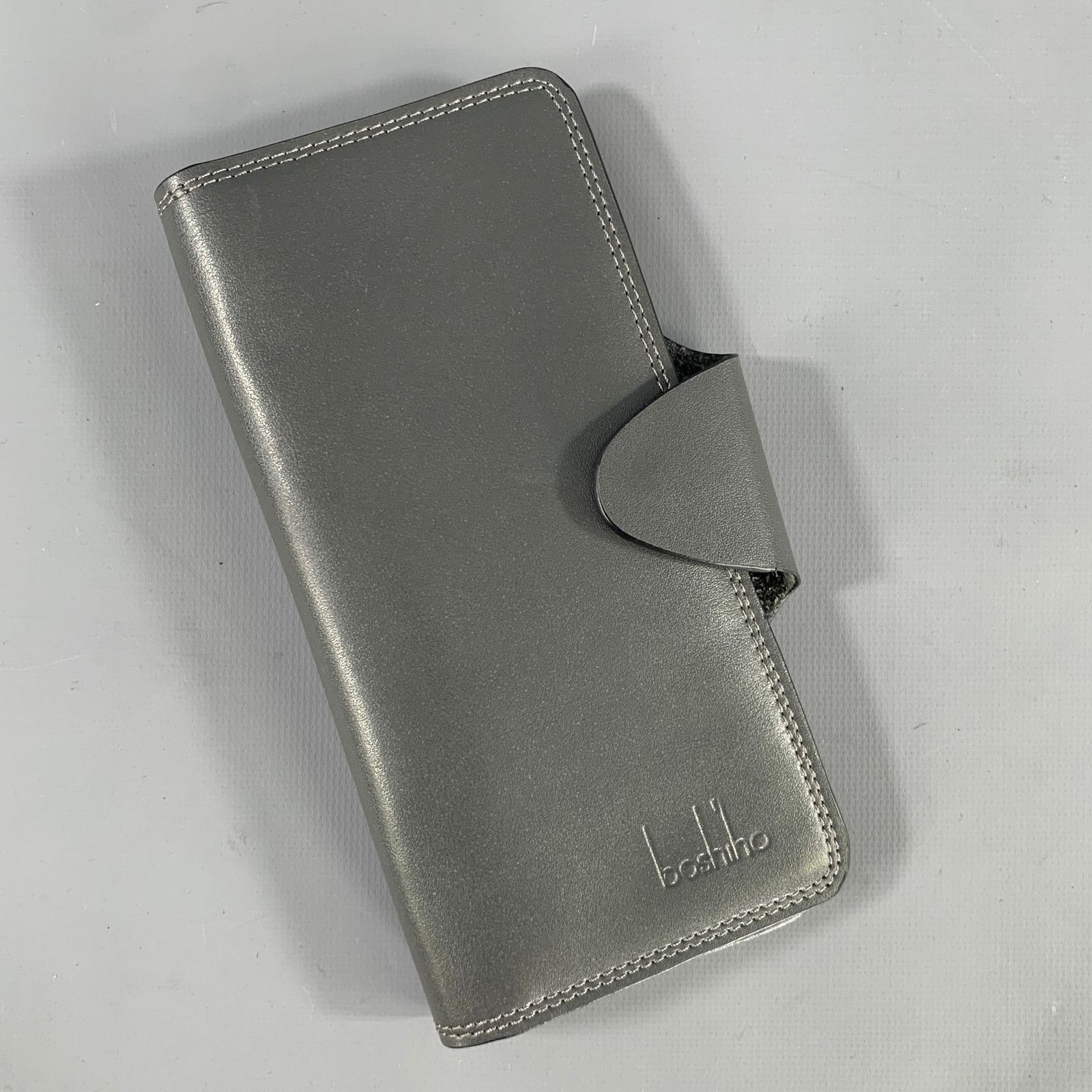 Other BOSHIHO Grey Leather Wallet Size ONE SIZE - 1 Thumbnail
